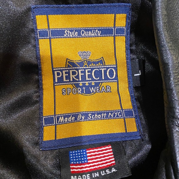 🆕 Schott NYC Perfecto Leather Biker Jacket - Picture 9 of 11